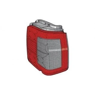 Afbeelding van PRASCO FT1354053 Achterlicht rechts Donker Met lamphouder