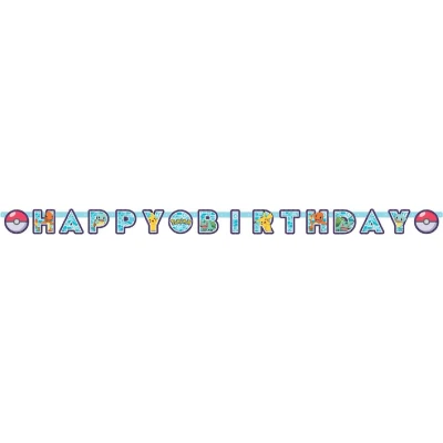 Afbeelding van Pokémon Happy Birthday Slinger