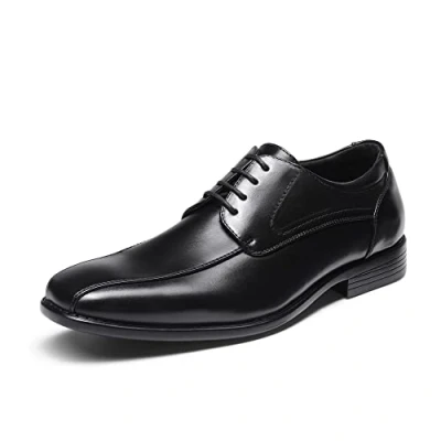 Afbeelding van Bruno Marc Oxford herenschoenen met veters, zwart.