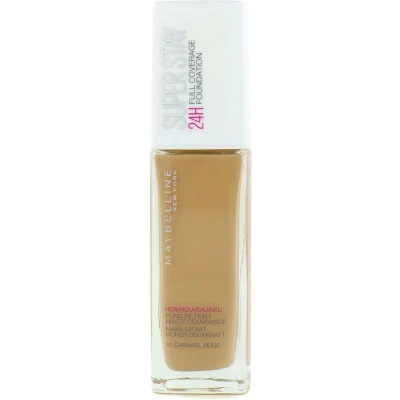Afbeelding van Maybelline 24H Full Coverage Foundation 51 Caramel Beige