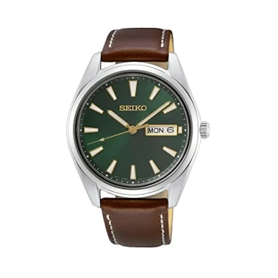 Afbeelding van Seiko SUR449P1 Horloge, Heren, Maat: One Size, Brown