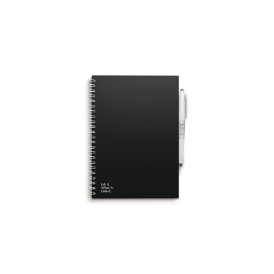 Afbeelding van MOYU Uitwisbaar Notitieboek Hardcover A5 Pitch Black