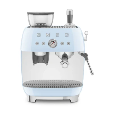 Afbeelding van Smeg Egf03pbeu Espresso Koffiemachine Met Geïntegreerde Molen Pastelblauw