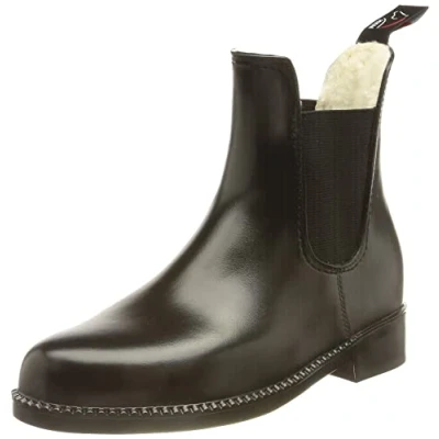 Afbeelding van HKM Jodhpurs Rubber met Teddyvoering Zwart 33