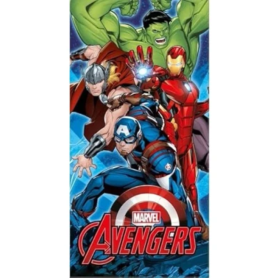 Afbeelding van Arlis Avengers Marvel strandlaken of badhanddoek, 70 x 140 cm, van katoen (Avengers handdoek)
