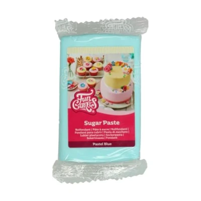 Afbeelding van FunCakes Rolfondant Fondant voor Cupcakes en Taarten Pastel Blauw 250g