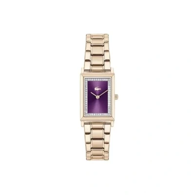 Afbeelding van Lacoste Catherine Horloge Rose goldcoloured/purple, Dames, Maat: One Size, gold coloured/purple