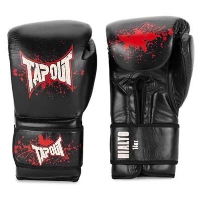 Afbeelding van Tapout Rialto Leren Bokshandschoenen Zwart 14 oz