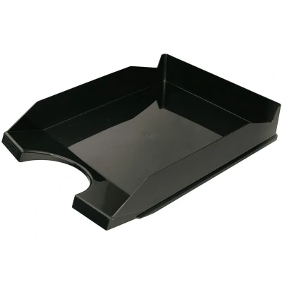 Afbeelding van OFFICE products brievenbakje, ft A4, PP, zwart 10 stuks