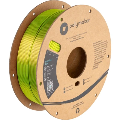 Afbeelding van Polymaker PolyLite PLA Filament Silk Aubergine Lime Magenta 1,75mm 1KG