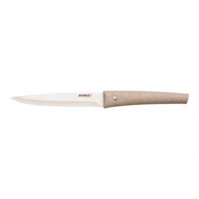 Afbeelding van Homey&#039;s VITT universeel keukenmes 13cm RVS/tarwegras doos