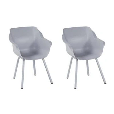 Afbeelding van Hartman Sophie Element Tuinstoel Set van 2 Misty Grey
