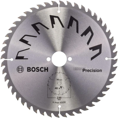 Afbeelding van Bosch Accessories Precision 2609256875 Hardmetaal cirkelzaagblad 230 x 30 mm Aantal tanden: 48 1 stuk(s)