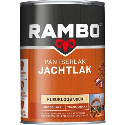 Afbeelding van Rambo Pantser Jachtlak Transparant Hoogglans 0,25 liter