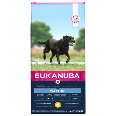 Afbeelding van Eukanuba Thriving Mature Large Breed Kip Hondenvoer 12 kg