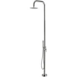 Afbeelding van Buitendouche Sole RVS 304 met handdouche