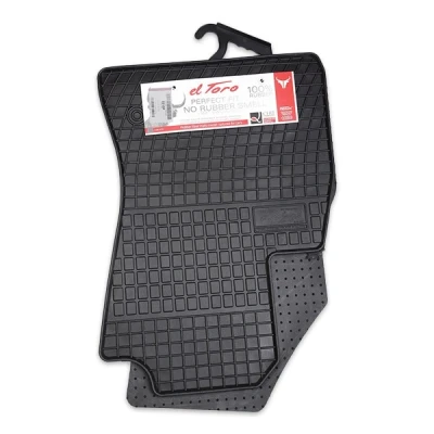 Afbeelding van FROGUM 0910P Vloermatset Rubber Voor 2 Zwart Op maat gemaakt FIAT: Doblo II Box Body / Estate