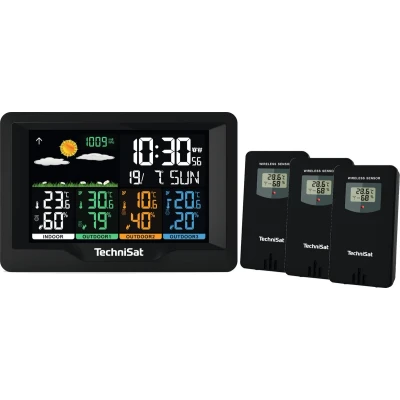 Afbeelding van TechniSat iMETEO X4 weerstation met 3 sensoren