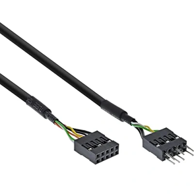 Afbeelding van InLine Audio kabel verlenging intern (0.40 m), Audiokabel