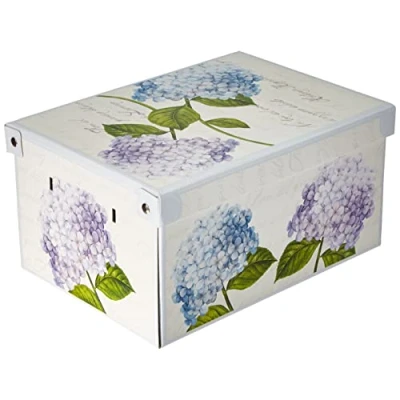 Afbeelding van Kanguru 662 gouden opbergdoos van karton, hortensia, klein