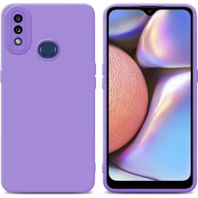 Afbeelding van Cadorabo Hoesje geschikt voor Samsung Galaxy A10s / M01s in Fluid LICHT PAARS Beschermhoes gemaakt van flexibel TPU silicone Cover Case