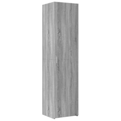 Afbeelding van vidaXL Hoge kast 45x42,5x185 cm bewerkt hout grijs sonoma eikenkleurig