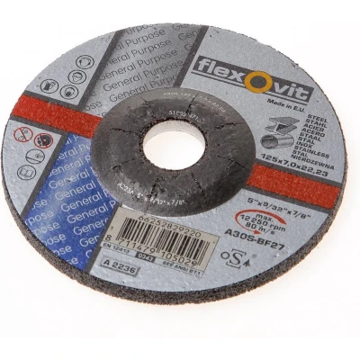 Afbeelding van Flexovit Afbraamschijf A 30 S BF2 7 staal en RVS 115 x 22mm