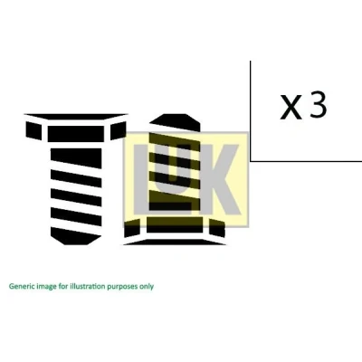 Afbeelding van LuK 411 0156 11 Schroevenset, vliegwiel AUDI: A4 B8 Avant, Saloon, A6 C7 Avant