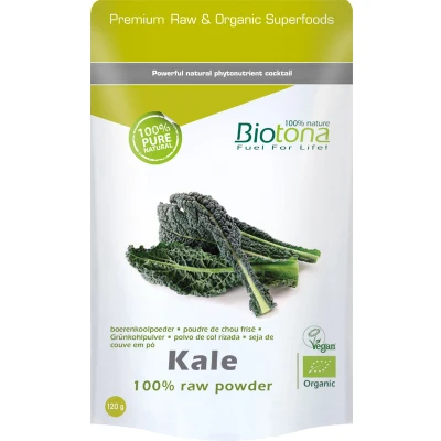 Afbeelding van Biotona Raw Kale Poeder Bio (120gr)