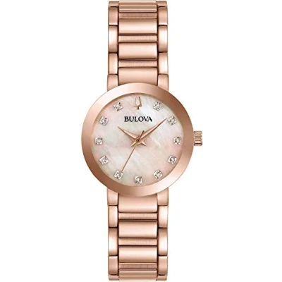 Afbeelding van Bulova Futuro 97P132 Horloge Staal Rosékleurig Ø 30 mm