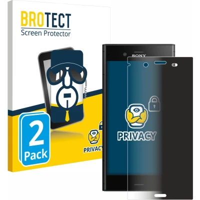 Afbeelding van BROTECT privacy screenprotector voor Sony Xperia XZ1 Folie Beschermfolie Blauwlichtfilter (2 Stuks)