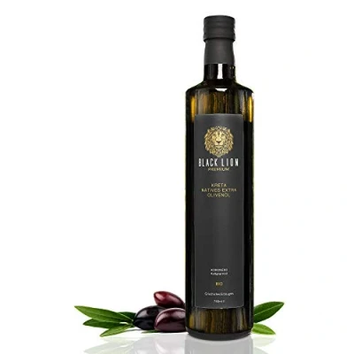 Afbeelding van KRETA Biologische Griekse olijfolie koudgeperst Nativ extra zacht en fruitig 100% premium coroneiki olijf 750 ml