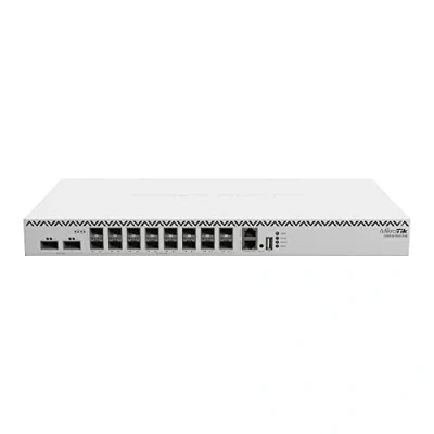 Afbeelding van MikroTik SFP28 Switch CRS518 16XS 2XQ RM (18 Havens), Netwerkschakelaar