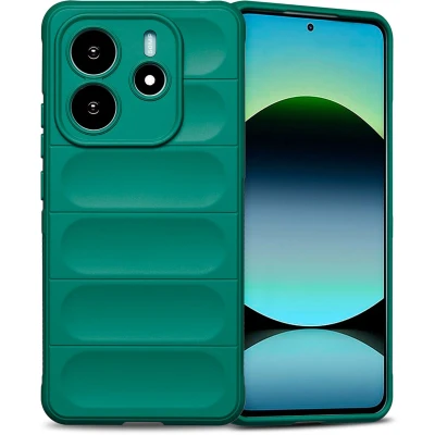 Afbeelding van imoshion Hoesje Geschikt voor Xiaomi Redmi Note 14 5G EasyGrip Backcover Donkergroen