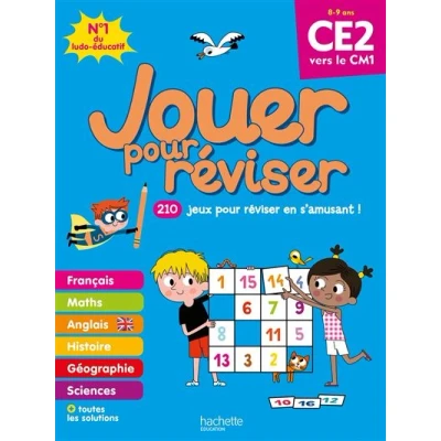 Image de Jouer pour réviser Du CE2 au CM1 Cahier de vacances 2025