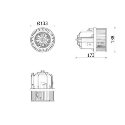 Afbeelding van Mahle Original Kachelventilator AB 337 000P