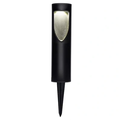 Afbeelding van Grundig grondspies LED lamp Op zonne energie Warm wit zwart