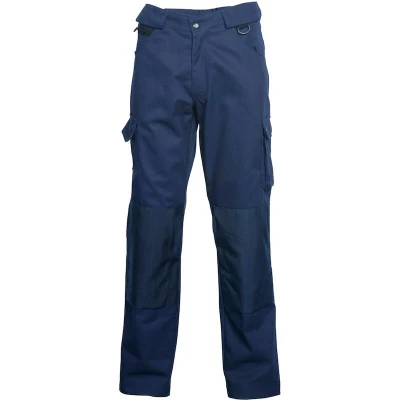 Afbeelding van HAVEP Werkbroek Worker 8597 Marine Maat 52 Katoen Polyester Ritssluiting 2 Zijzakken Achterzakken M2 Kwaliteit Heren