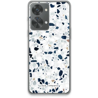 Afbeelding van Case Company® hoesje geschikt voor OnePlus Nord 2T Terrazzo N1 Soft Cover Telefoonhoesje Bescherming aan alle Kanten en Schermrand