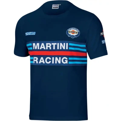 Afbeelding van Sparco t shirt Martini Racing Marineblauw Race maat XXL