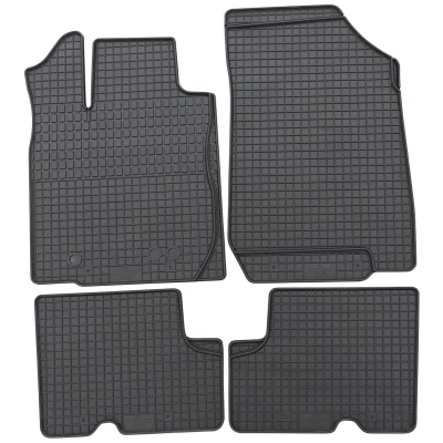 Afbeelding van Petex 28910 Vloermatset Rubber voor en achter 4 zwart DACIA: Duster II, Off Road