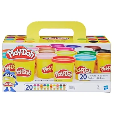 Image de Pack 20 pots de Pâte à modeler Play Doh La Pate Super couleurs