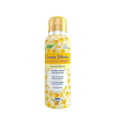 Image de Vagisil Essences Délicates Hygiène Intime Jazmin Blanc, Déodorant Intime, 125 millilitres