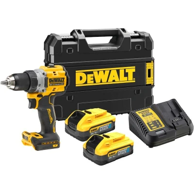 Image de DEWALT DCD800H2T QW Perceuse compacte sans fil 18V XR Brushless en TSTAK (2x batterie 5.0Ah + chargeur)