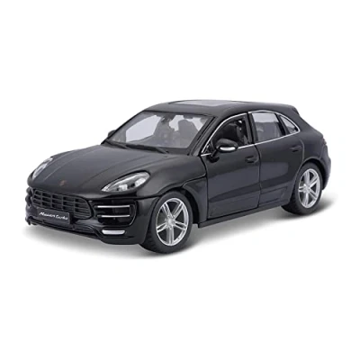 Afbeelding van Burago 1/24 Porsche Macan Turbo, blauw