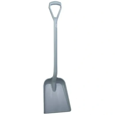 Afbeelding van Vikan Schoppen Hygiene Schep Grijs Rechte Steel 1040mm Standaard Blad 327x271mm