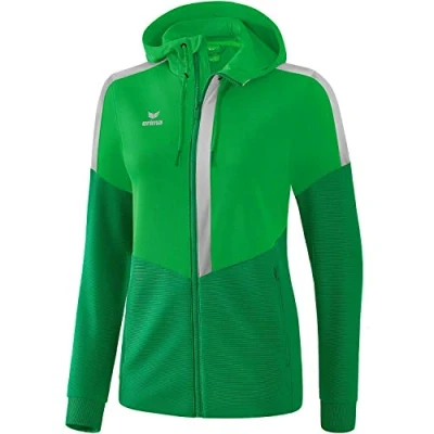 Afbeelding van Squad trainingsjack met capuchon dames fern green/smaragd/ silver grey / 40