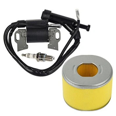 Afbeelding van OuyFilters luchtfilterset met bougie voor Honda Gx240 Gx270 8HP 9HP grasmaaier