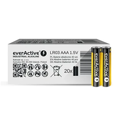 Afbeelding van 40x everActive Industrial alkaline AAA batterijen