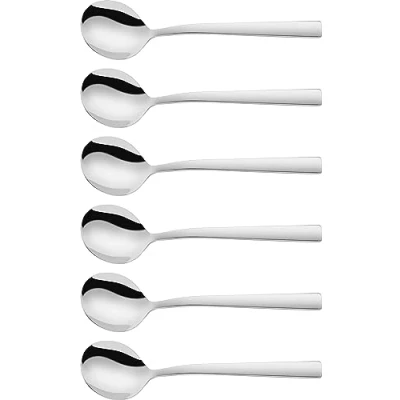 Afbeelding van ZWILLING Crèmelepels (6 stuks), roestvrij staal 18/10, gepolijst, serie Dinner